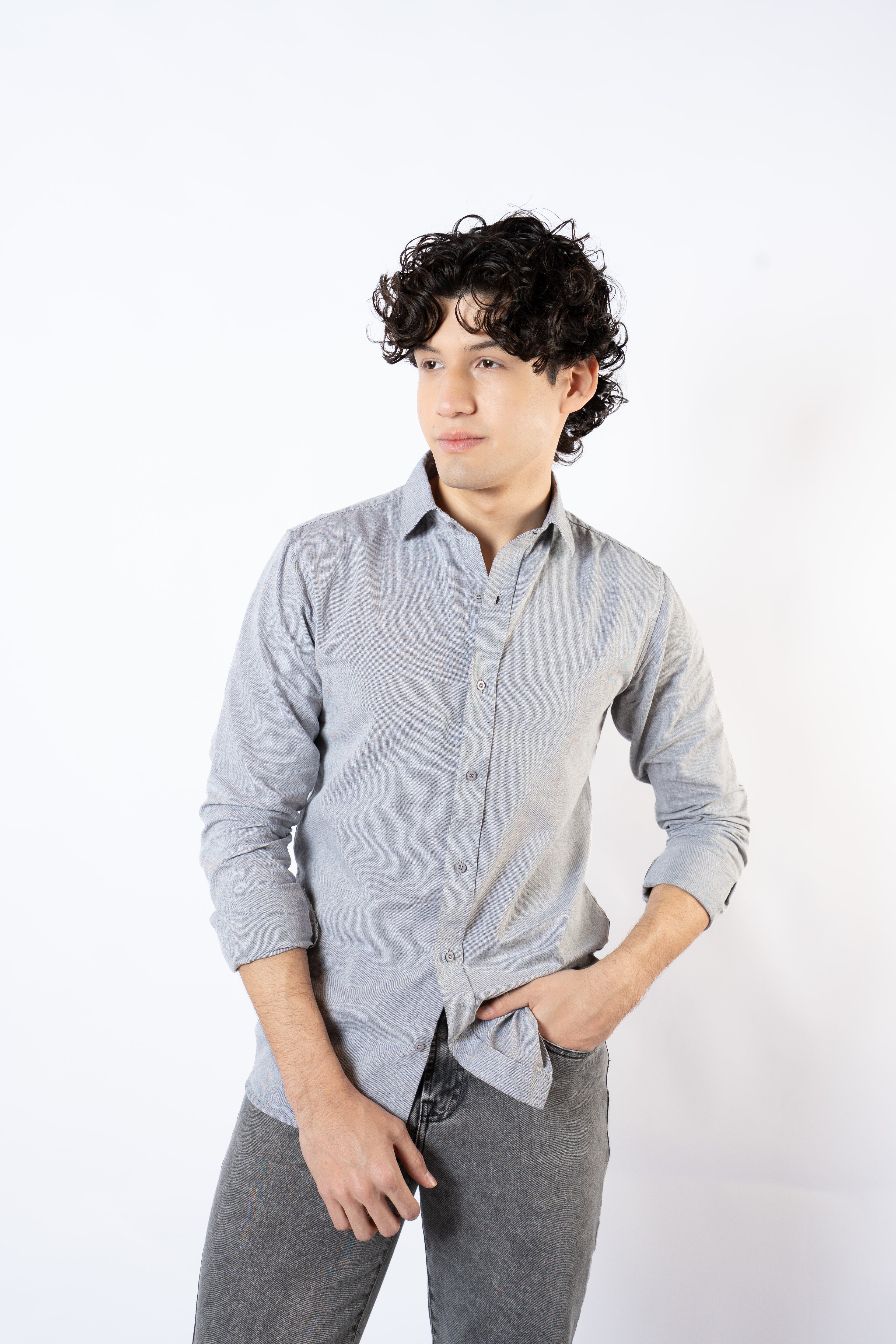 CAMISA SKINNY OXFORD