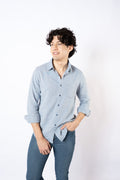 CAMISA SLIM BLEND AZUL