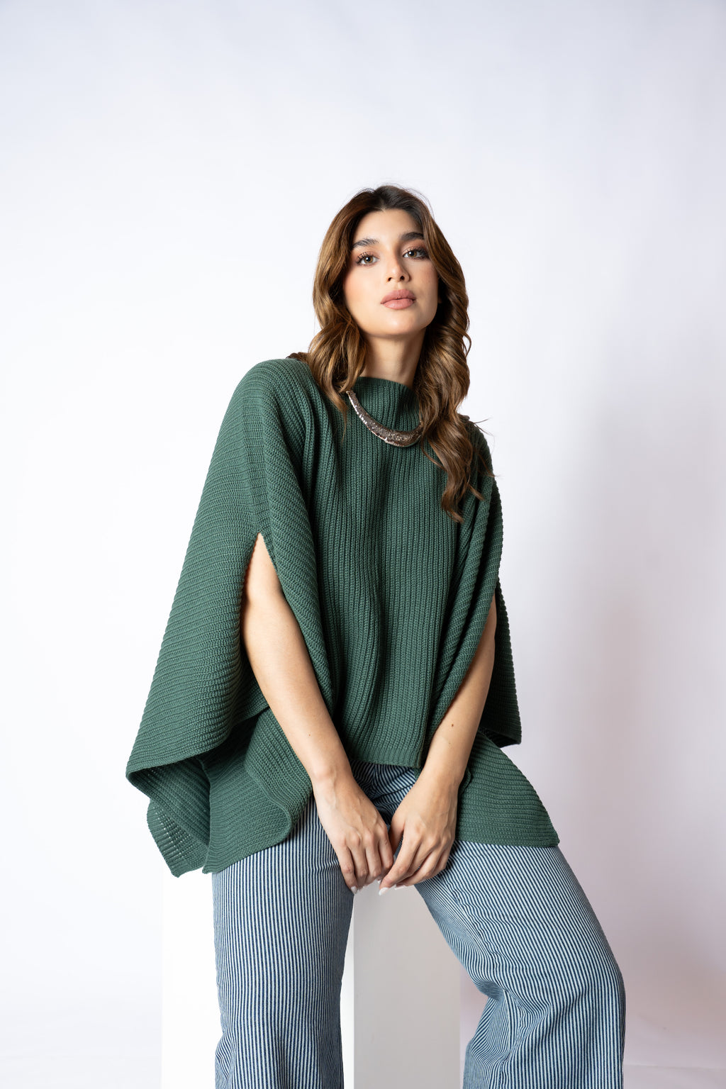 PONCHO TEJIDO FIONA