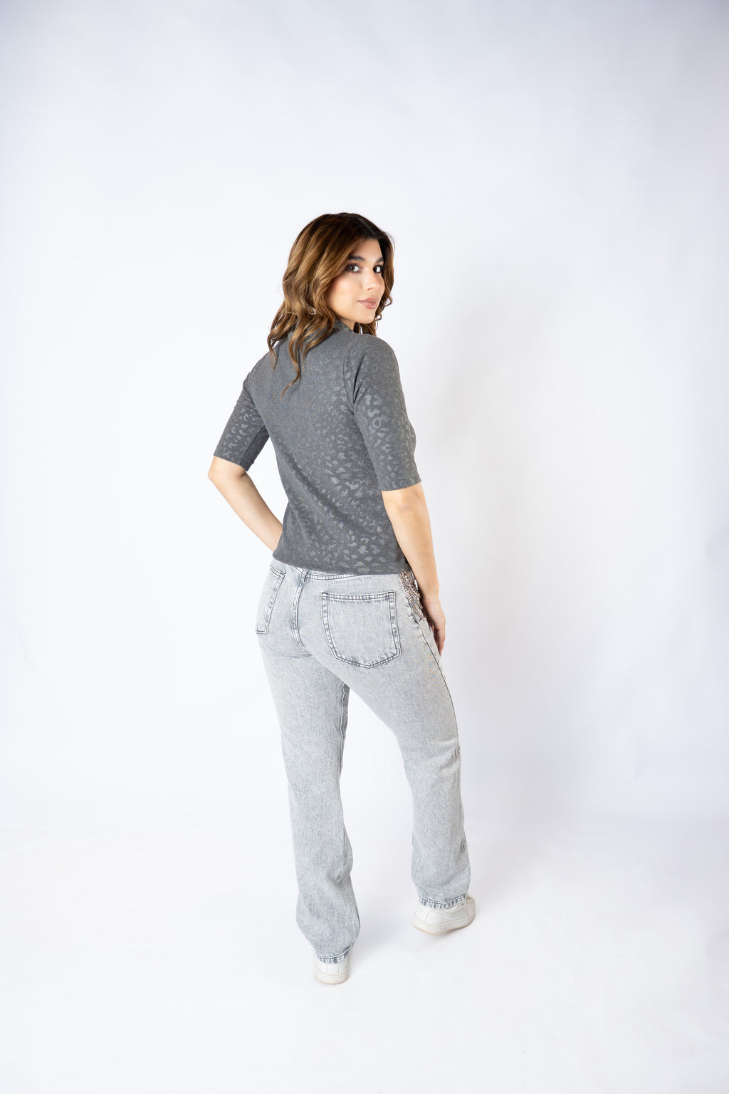 JEAN SLIM BABY GREY