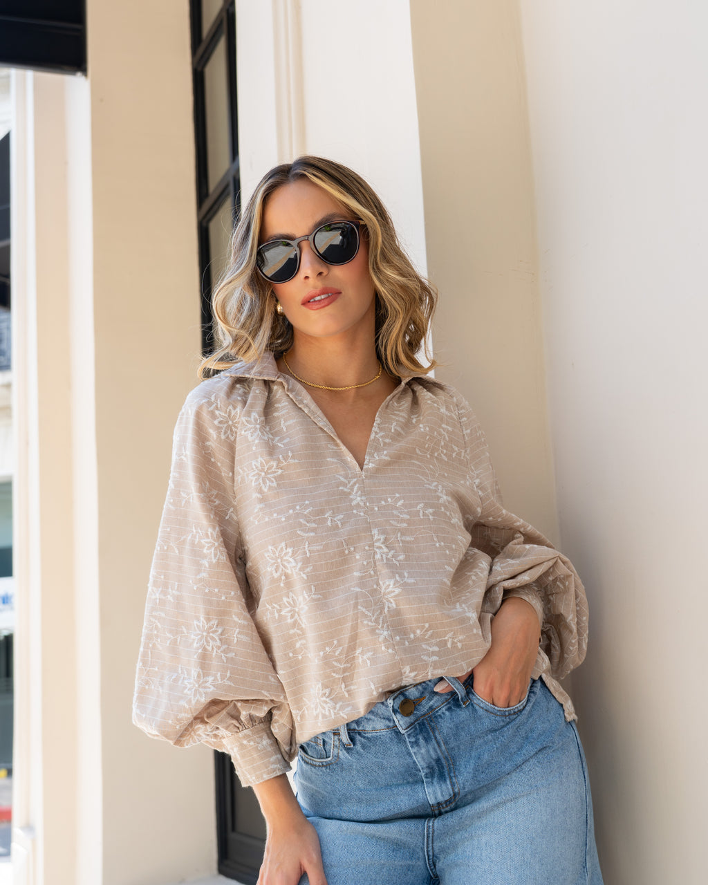 BLUSA AMELIA BORDADA