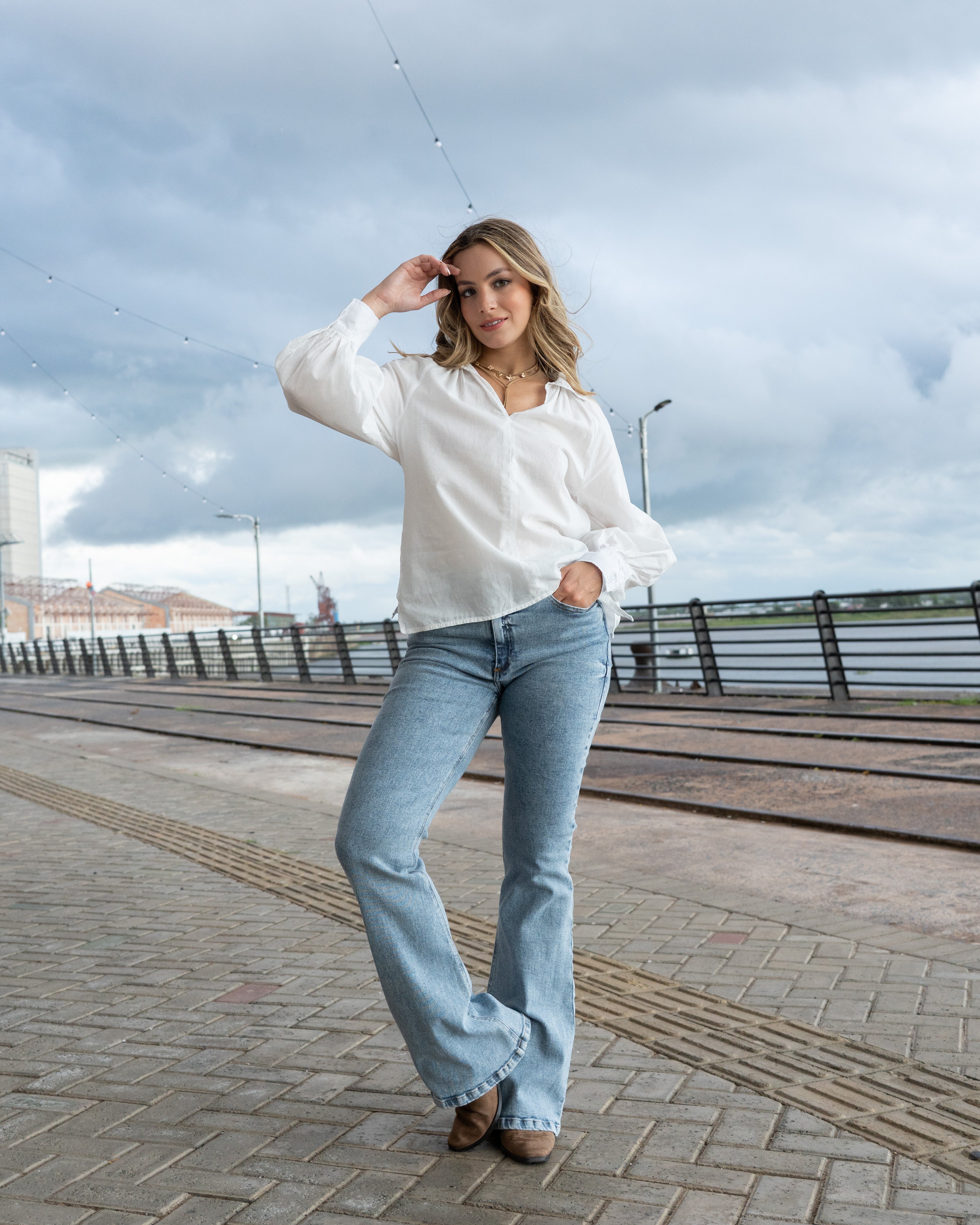 BLUSA AMELIA BLANCA