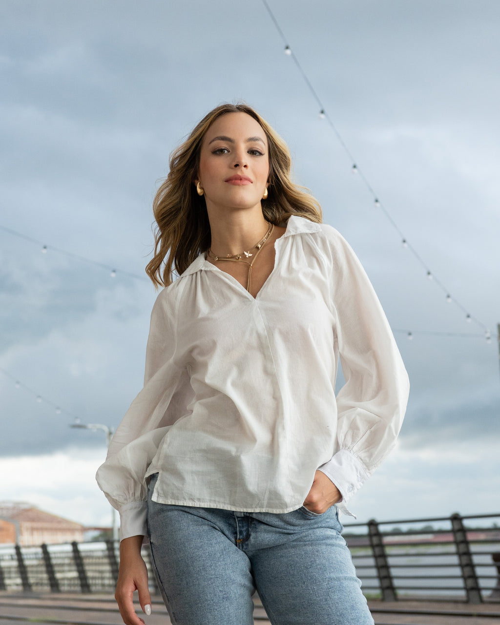 BLUSA AMELIA BLANCA