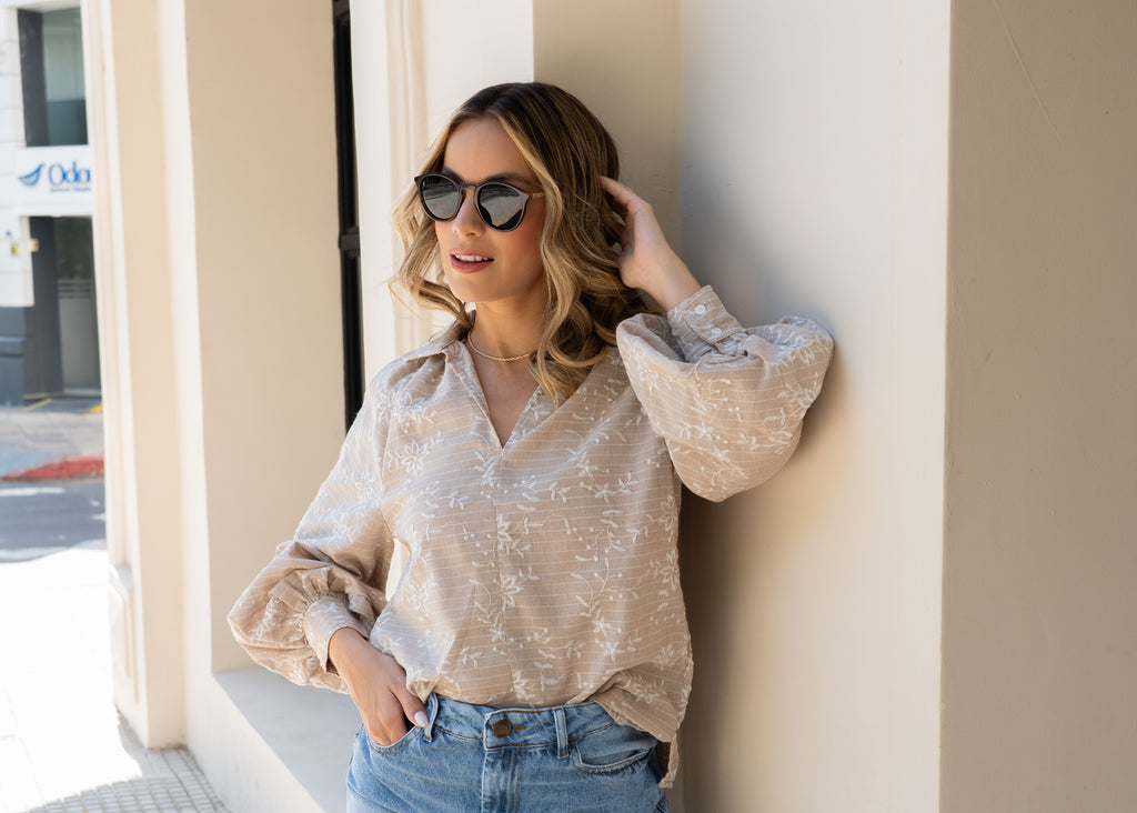 BLUSA AMELIA BORDADA