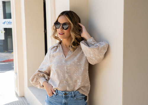 BLUSA AMELIA BORDADA