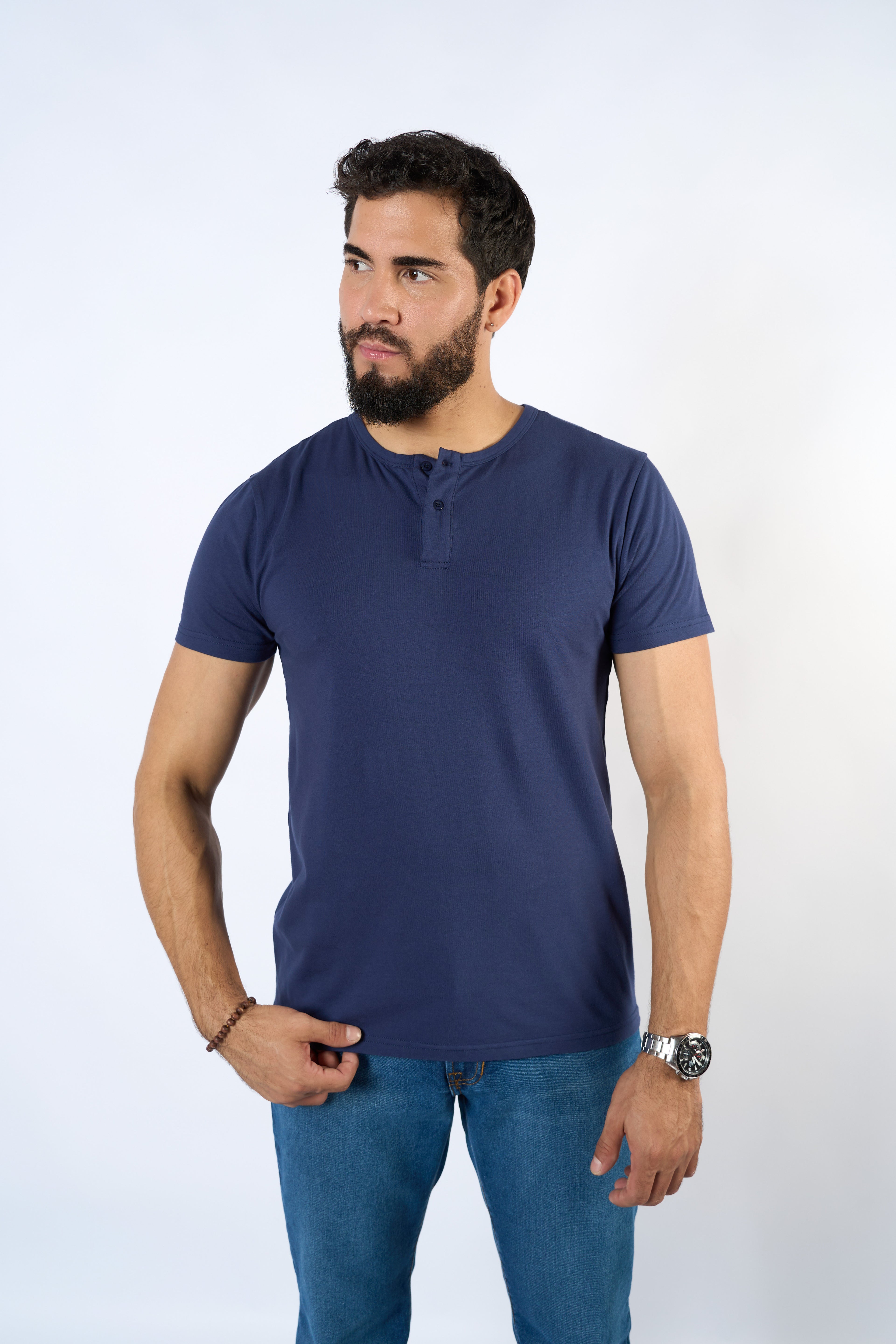 REMERA BUTTON MARINA