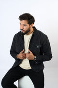 CAMPERA DENIM NEGRA
