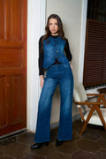 JEAN RECTO ANIMAL PRINT