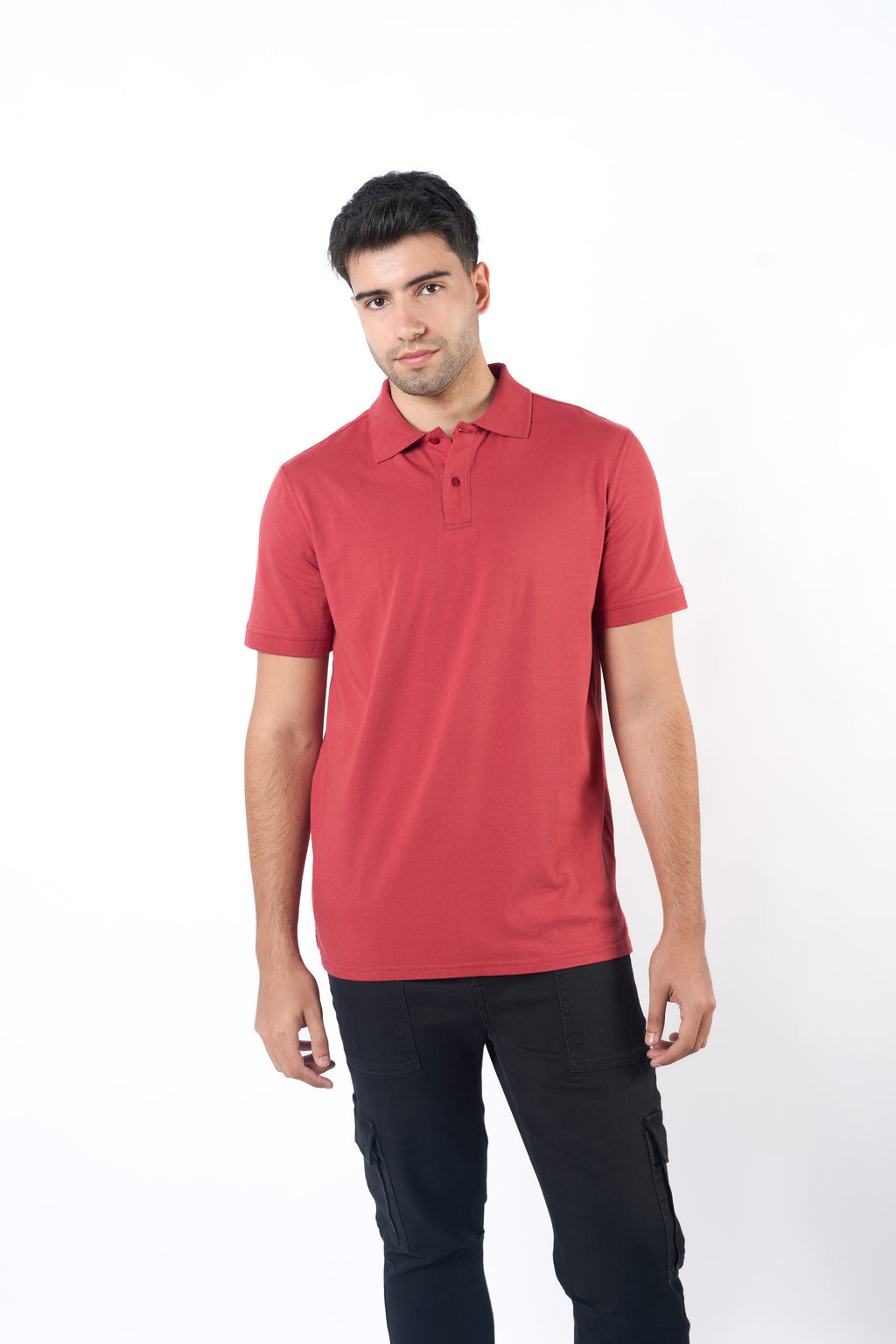 REMERA POLO BEN LADRILLO