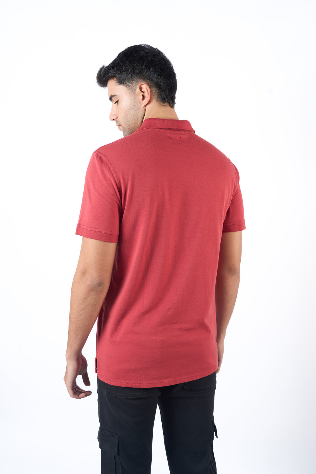 REMERA POLO BEN LADRILLO