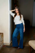 JEAN RECTO ANIMAL PRINT
