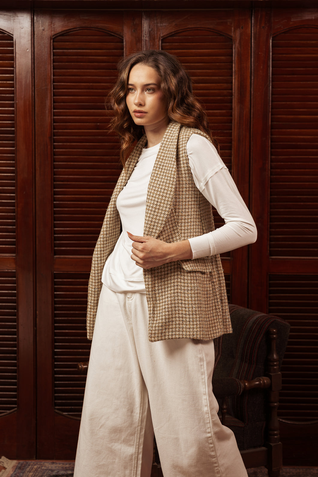 Chaleco Pimienta Beige