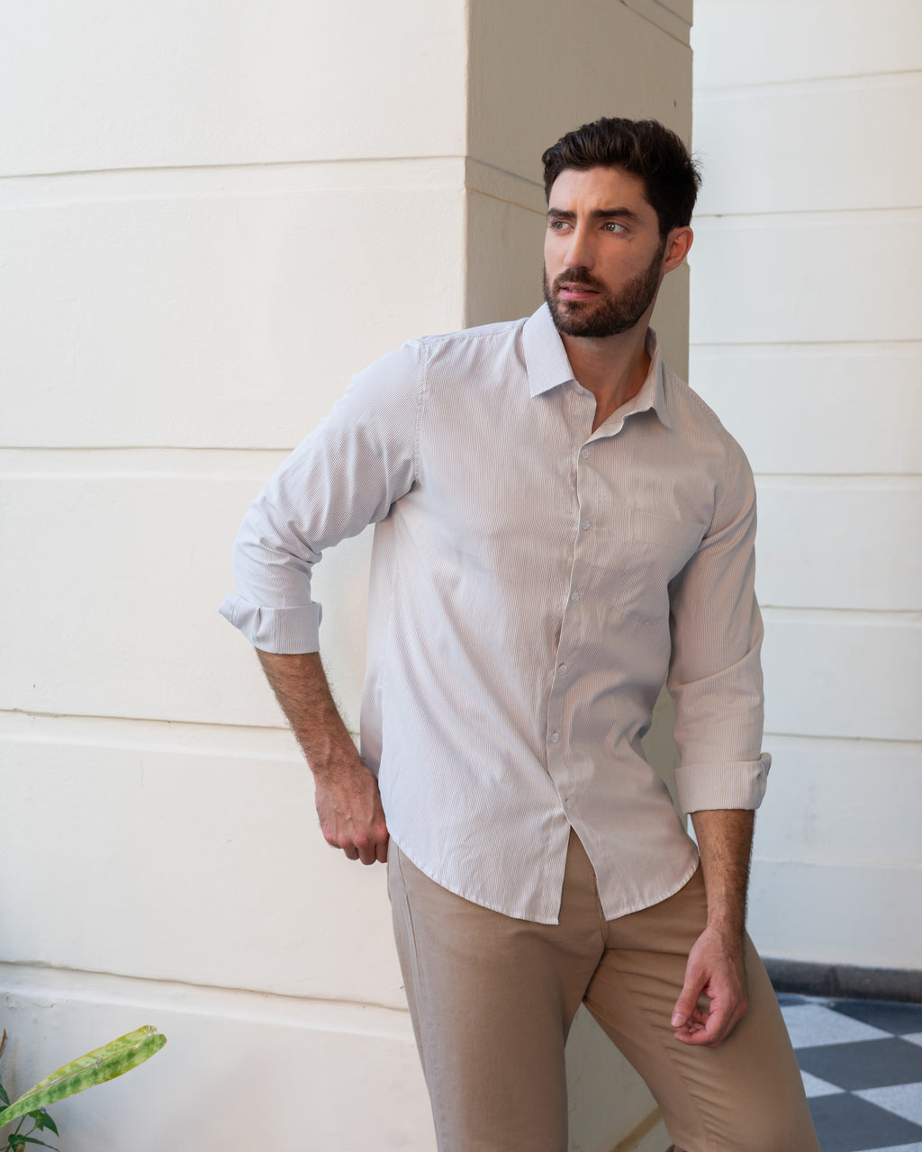 CAMISA SLIM RAYAS VARSOVIA