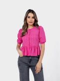 BLUSA HILADA FUTSIA