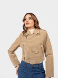CAMPERA MOTERA BEIGE