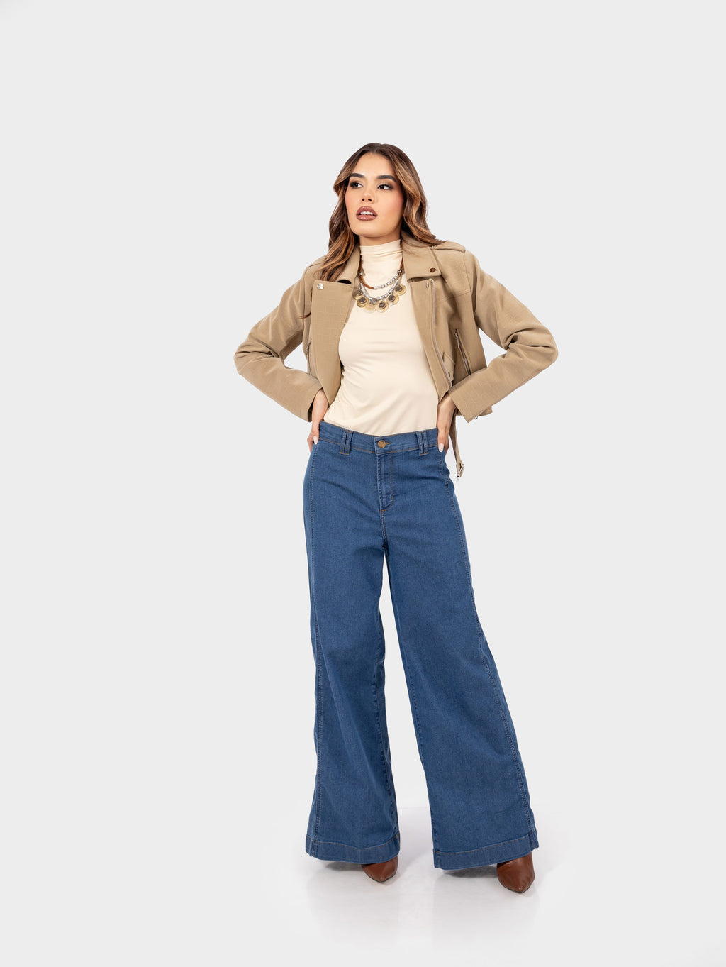 JEAN SANDY WIDE LEG