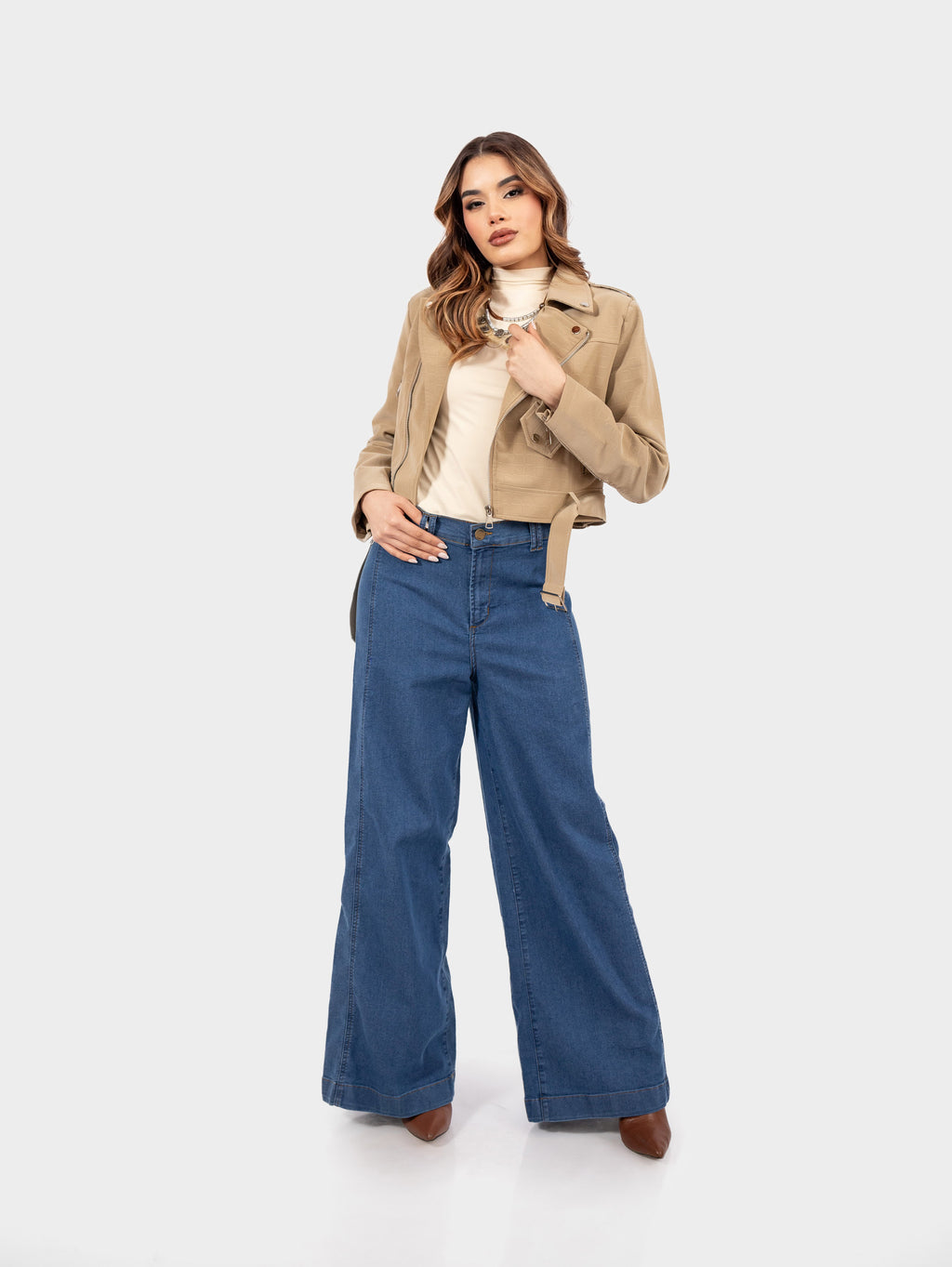 JEAN SANDY WIDE LEG