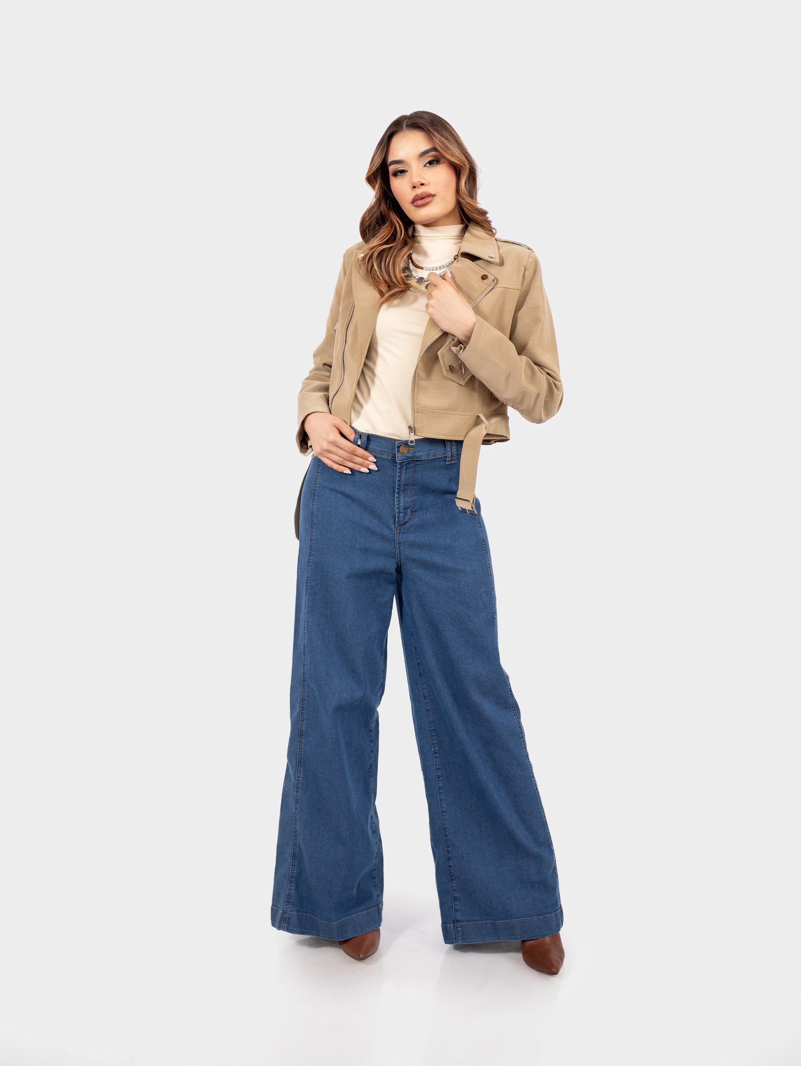 JEAN SANDY WIDE LEG