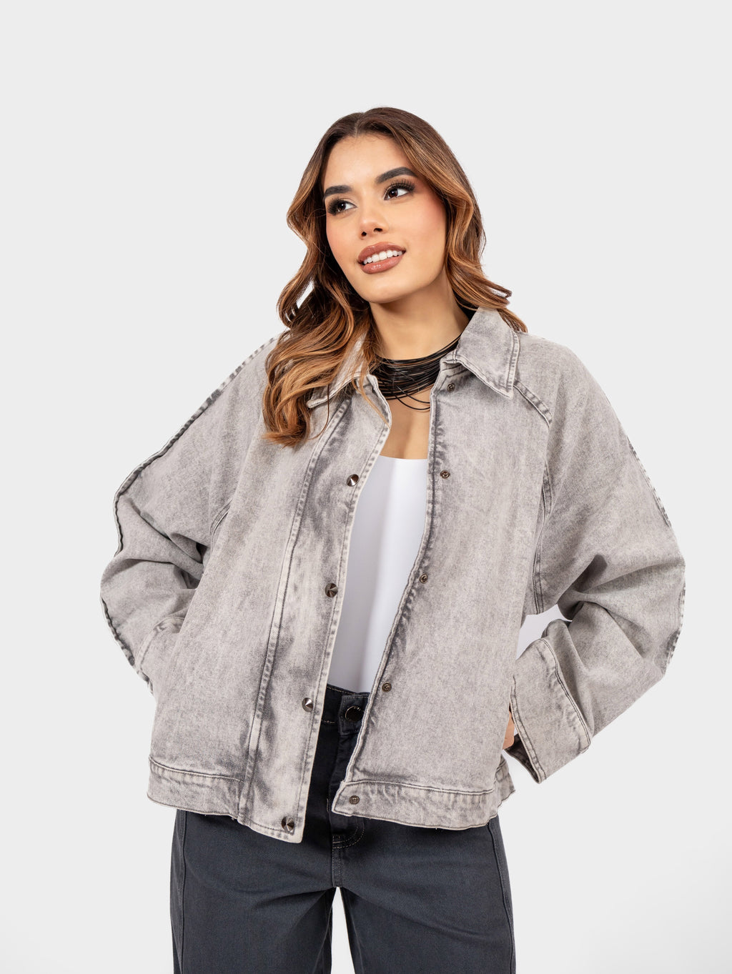 CAMPERA SAM GRIS