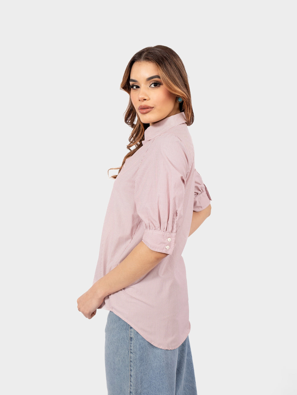 CAMISA CORAL RAYAS ROJAS