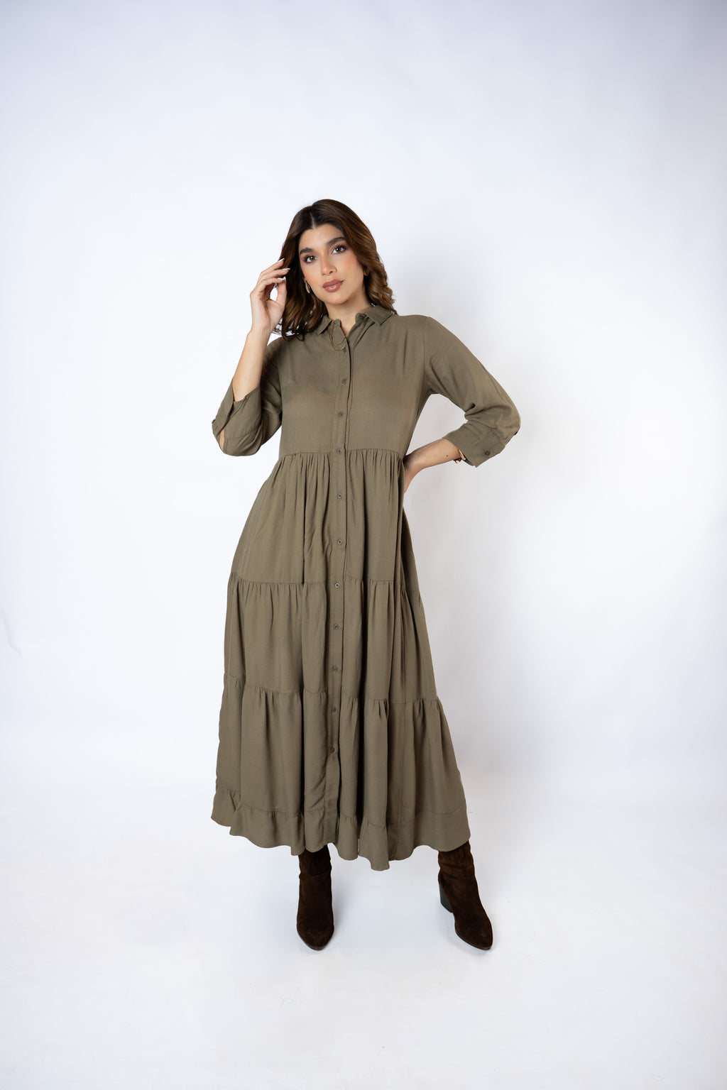 VESTIDO CAMISERO GREEN