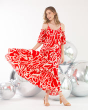 Cargar imagen en el visor de la galería, Vestido Maxi Rojo
